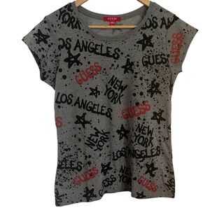 Guess Grey Graphic Shirt